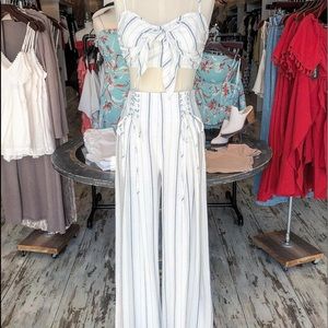 Summer Stripe Pant Set